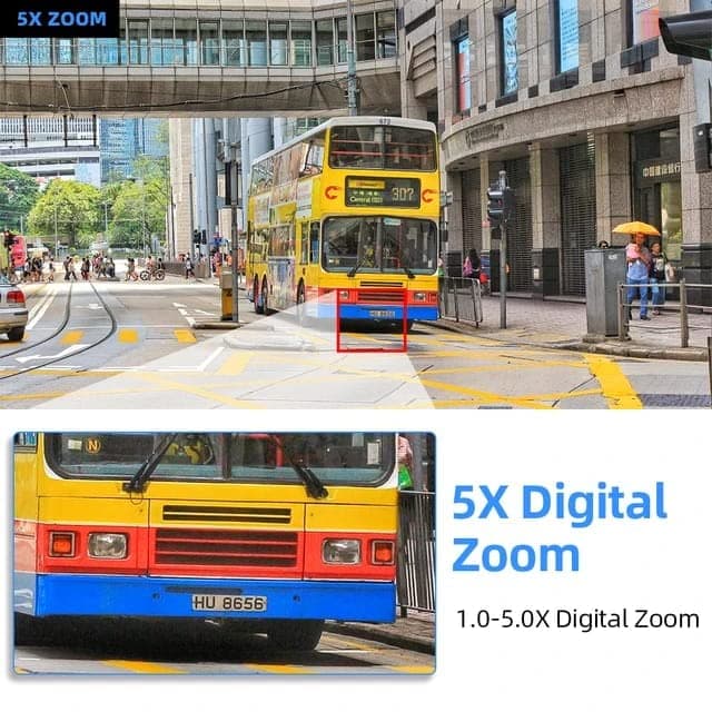 Honyman - Full HD1080P Wi-Fi IP66 PTZ v380 PRO Camera Pan Tilt Surveillance Camera, Two Way Audio/Motion Detection/Best Night Vision/Waterproof CCTV Camera Support Upto 128G SD,White thumbnail 3